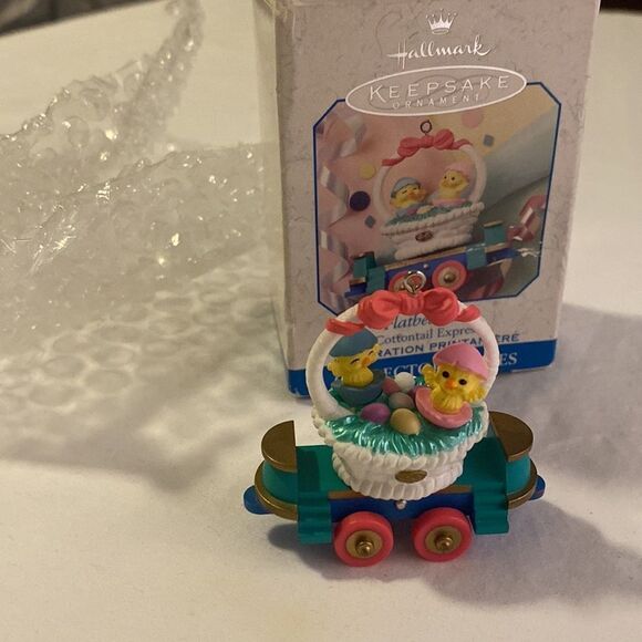 Hallmark Keepsake Ornament Vintage CottonTail Express Set of 3 Ornaments EUC - Picture 6 of 12